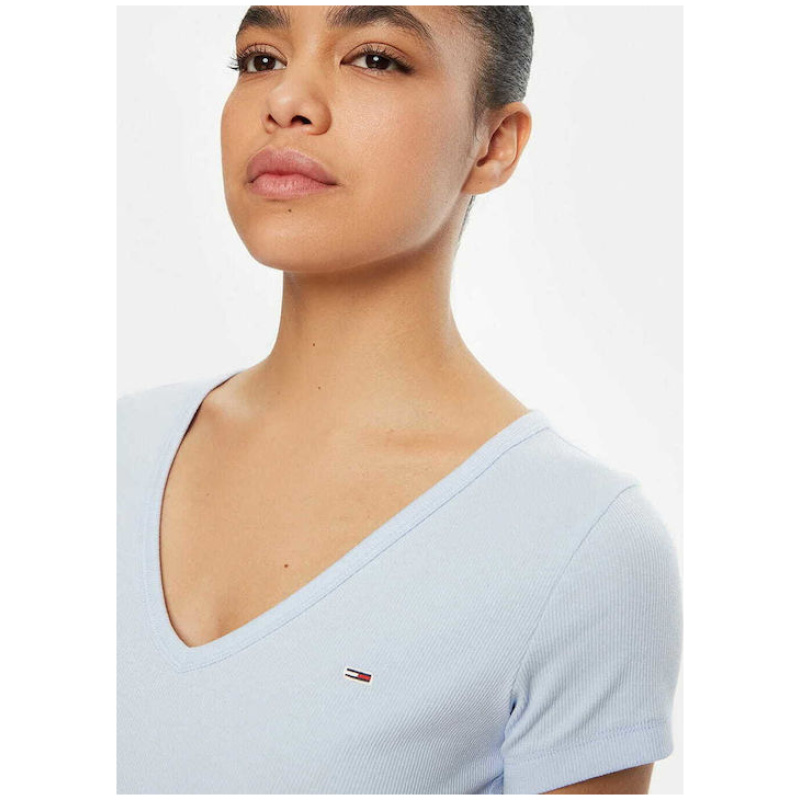 TOMMY JEANS Slim essential rib ss ext